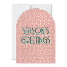 Season's Greetings Polka Dot