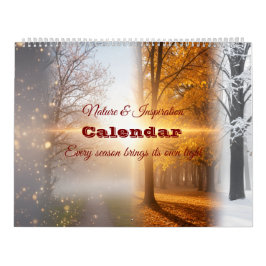 Seasons of Light – Nature & Inspiration 2025 Wall  Kalender