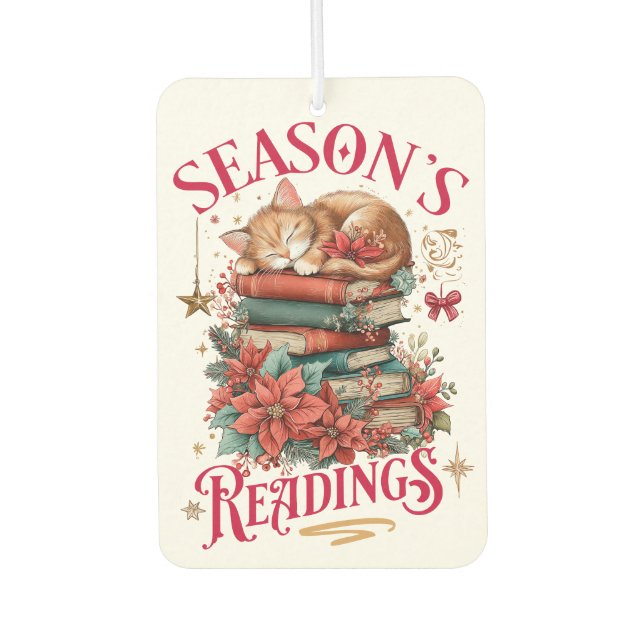 Season's Readings Cozy Kitten  Autolufterfrischer (Vorderseite)