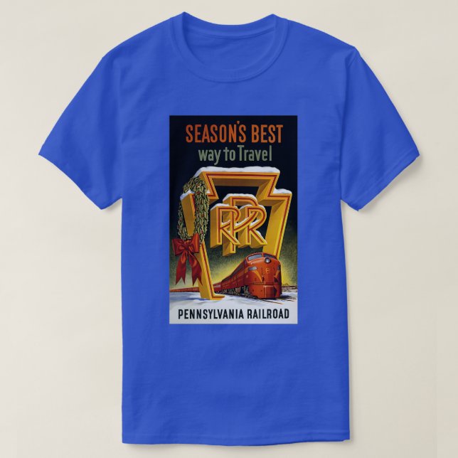 Seasonx27s Bester Weg zum Vintage Poster T-Shirt (Design vorne)
