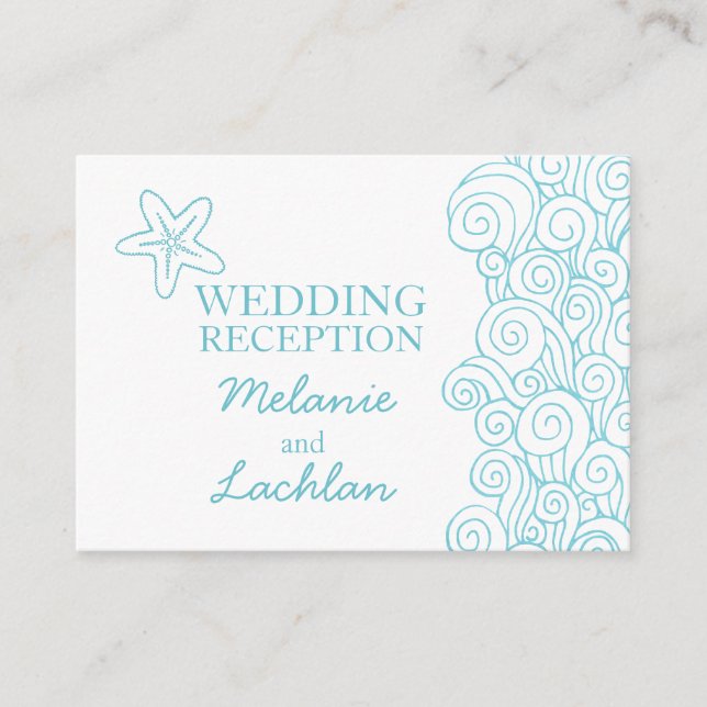 Seastar Blue & White Begleitkarte (Vorderseite)