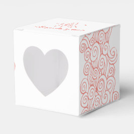 Seastar-Schwenk-Korallenschachtel mit weißer Gastg Geschenkschachtel