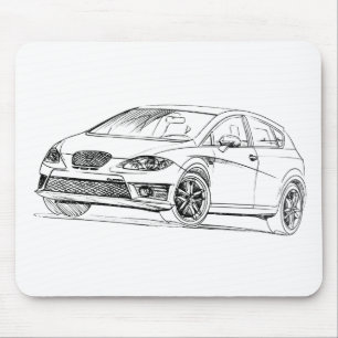 Seat Leon Cupra 2009 Mousepad