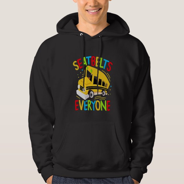 Seatbelts Everyone  Magic School Bus Driver Hoodie (Vorderseite)