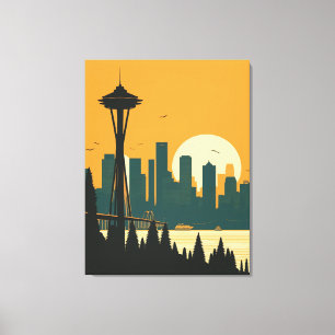 SEATTLE #1 LEINWANDDRUCK