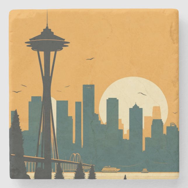 SEATTLE #1 STEINUNTERSETZER (Vorderseite)
