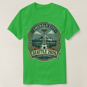 Seattle 2026 Weltmeisterschaft Austragungsort Vint T-Shirt