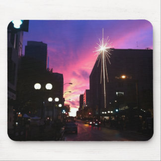 Seattle an der Dämmerung Mousepad