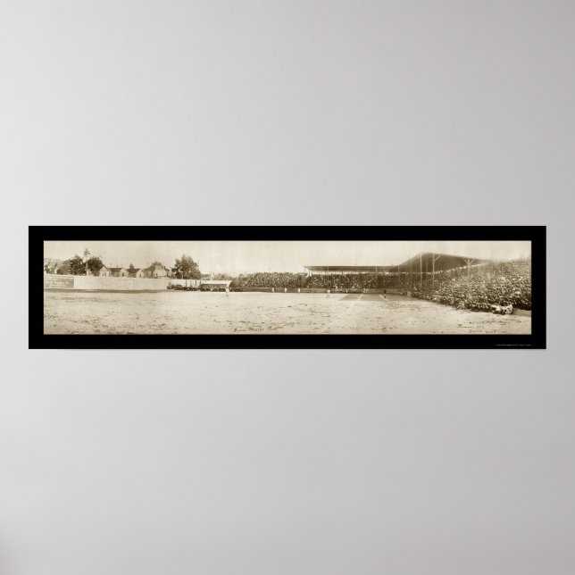 Seattle Baseball Park Foto 1907 Poster (Vorne)