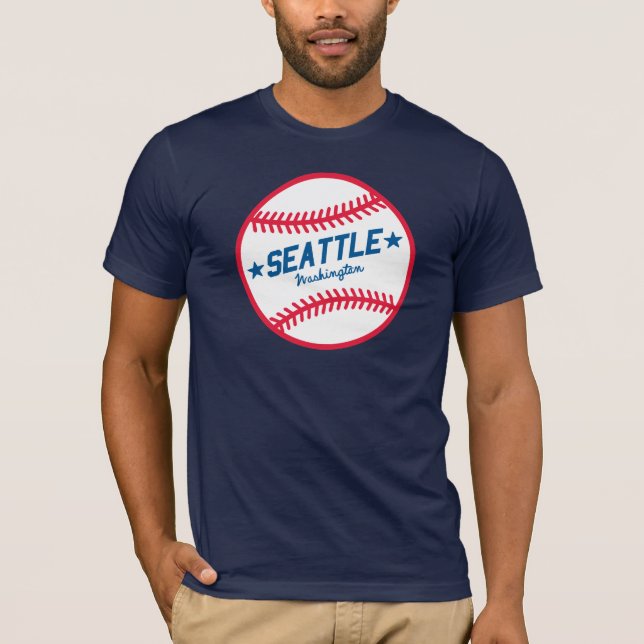Seattle-Baseball T-Shirt (Vorderseite)