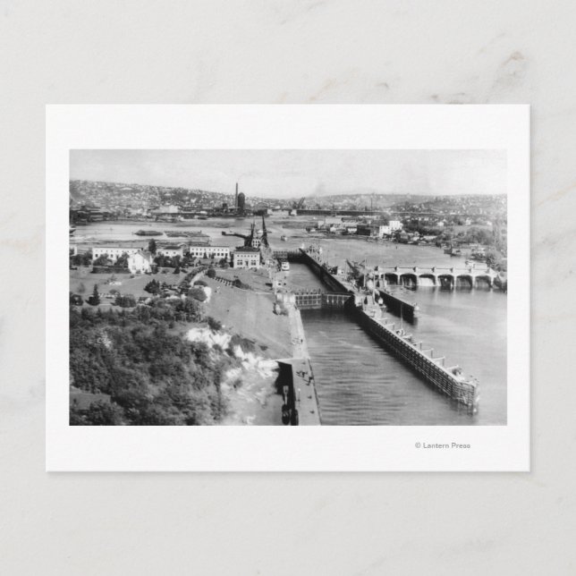 Seattle: Die US-Regierung der WA bleibt am Boden Postkarte (Vorderseite)