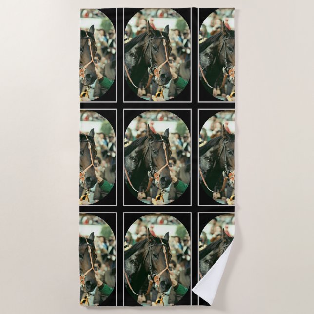 Seattle-DurchlaufThoroughbred 1978 Strandtuch (Vorderseite)