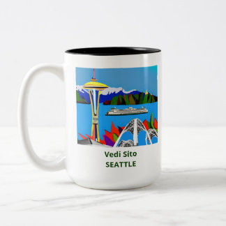 Seattle Emerald City Image Tasse