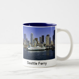 Seattle Ferry Washington Staat Zweifarbige Tasse