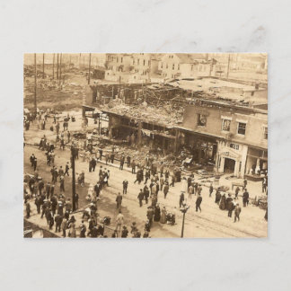 Seattle Fire 1910 Postkarte