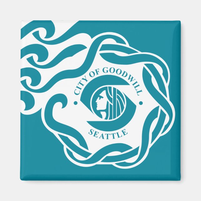 Seattle Flag Magnet (Vorne)