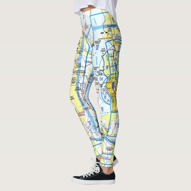 Seattle Flyway Chart Leggings (Links)