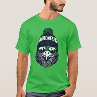 Seattle Football Hawk-Shirt | Offizielles Team-Fan T-Shirt
