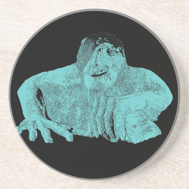 Seattle Fremont Troll Achterbahn Untersetzer (Vorne)