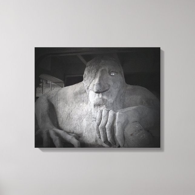 Seattle Fremont Troll Leinwand (in verschiedenen G (Vorderseite)