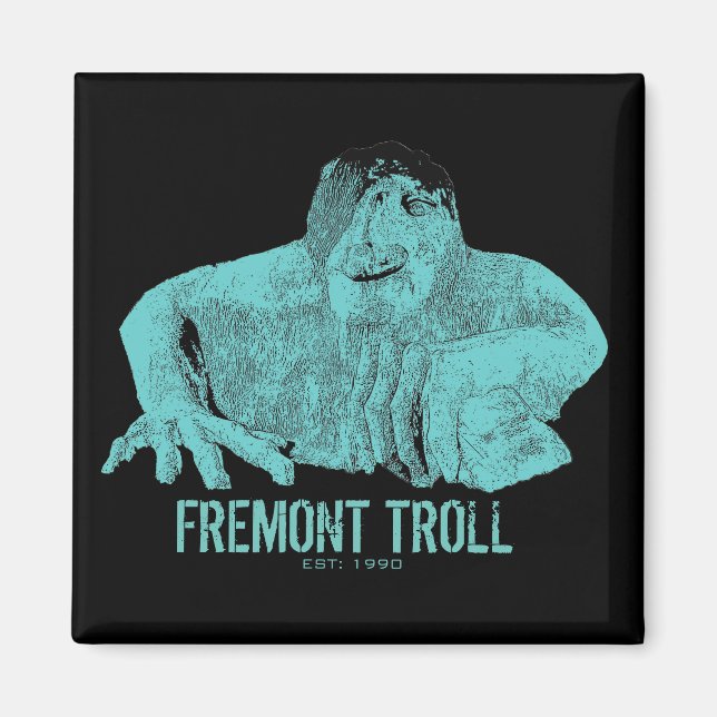 Seattle Fremont Troll Magnet (Vorne)
