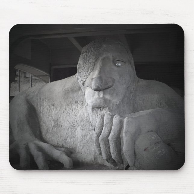 Seattle Fremont Troll Mousepad (Vorne)