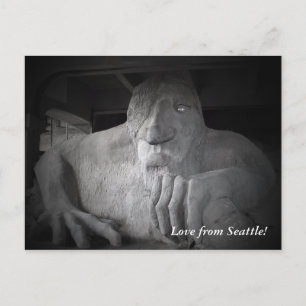 Seattle Fremont Troll Postcard Postkarte