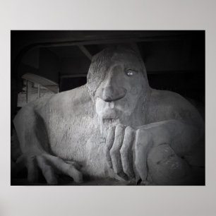 Seattle Fremont Troll Poster (verschiedene Größen)