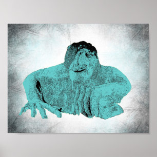 Seattle Fremont Troll Poster (verschiedene Größen)