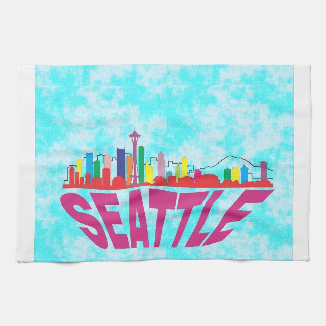 Seattle Geschirrtuch (Horizontal)