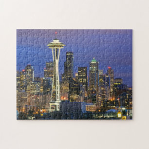Seattle gesehen von Kerry-Park in der Königin Ann Puzzle