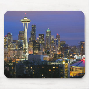 Seattle gesehen von Kerry-Park in der Königin Anne Mousepad