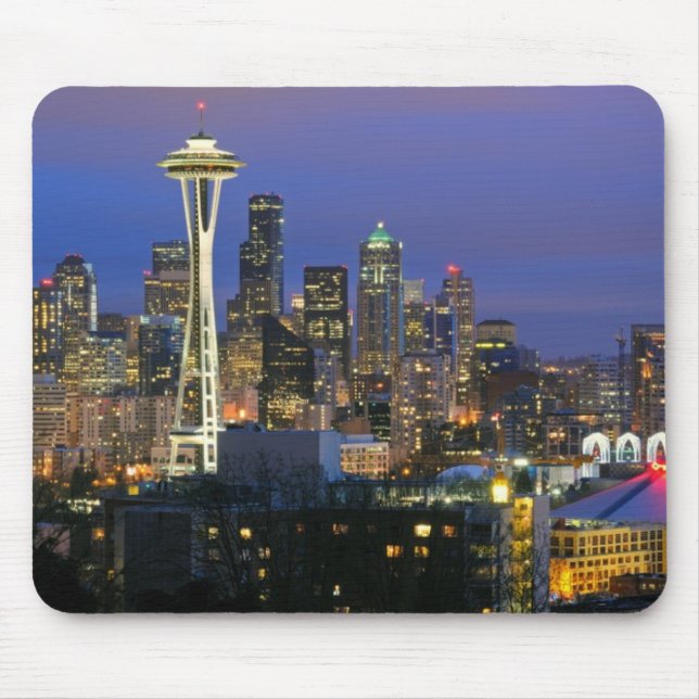 Seattle gesehen von Kerry-Park in der Königin Anne Mousepad (Vorne)
