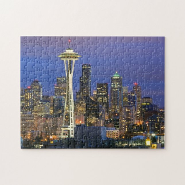 Seattle gesehen von Kerry-Park in der Königin Anne Puzzle (Horizontal)