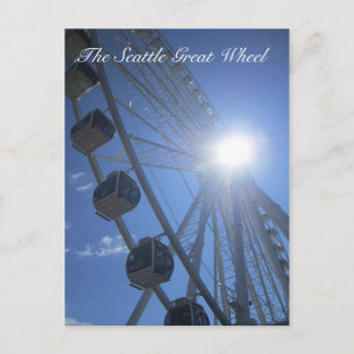 Seattle Great Wheel Postkarte