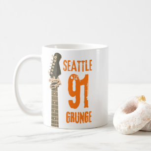Seattle Grunge Music 1991 Kaffeetasse