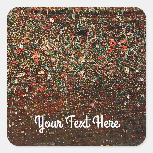 Seattle Gum Wall #2 Stickers (Vorderseite)