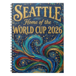 Seattle Heim der Fußball-Weltmeisterschaft 2026 Mo Notizblock