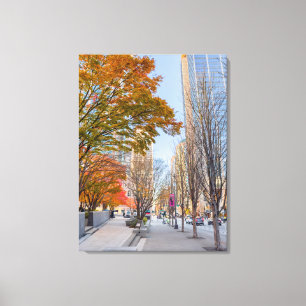 Seattle im Herbst Leinwanddruck