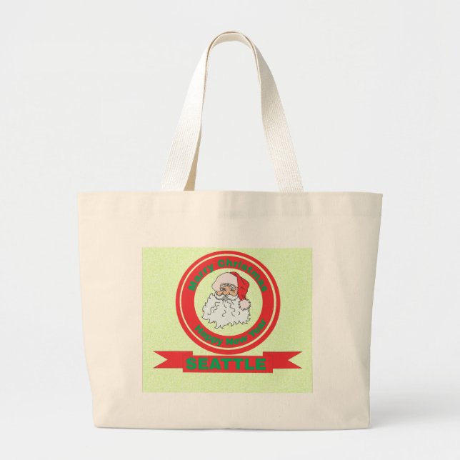 Seattle Jumbo Stoffbeutel (Vorne)