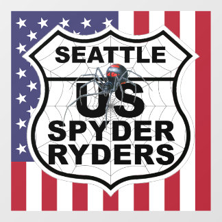 Seattle Kapitel - Aufkleber Flagge & Logo