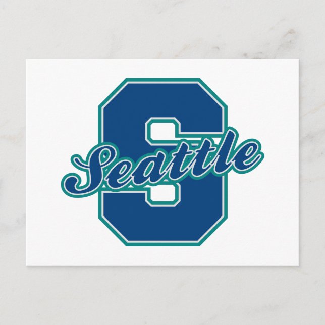 Seattle Letter Postkarte (Vorderseite)