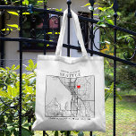 Seattle Liebe Locator | Hochzeit Tragetasche<br><div class="desc">Eine lustige Tasche für eine Hochzeit oder andere Anlässe, die in der schönen Stadt Seattle, Washington, stattfindet. In dieser Tasche befindet sich eine übergeordnete Stadtkarte des Stadtzentrums in einem schwarzen Rahmen. An der Spitze befindet sich ein kurzer Begrüßungsgruß und der Name der Stadt. Auf der unteren Seite befinden sich die...</div>