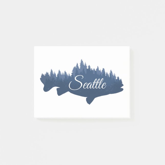Seattle Lmon Forest Post-it Klebezettel (Vorderseite)