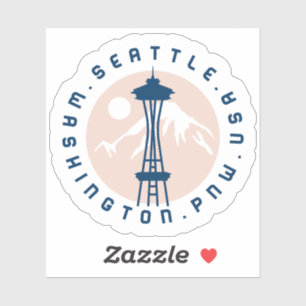 Seattle Logo-Grafik Aufkleber