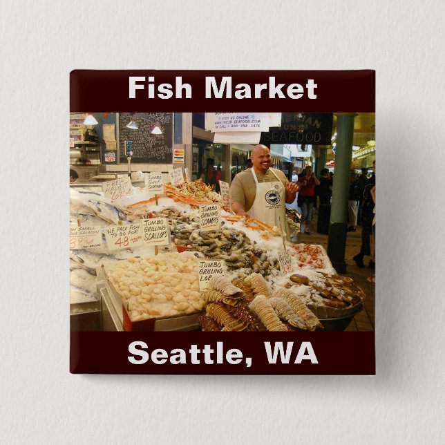 Seattle Market Button (Vorderseite)