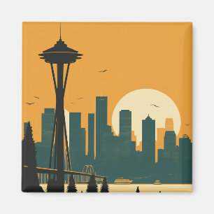 SEATTLE Nr. 1 Magnet