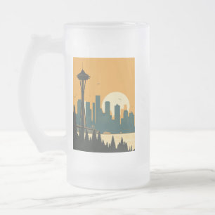 SEATTLE Nr. 1 Mattglas Bierglas