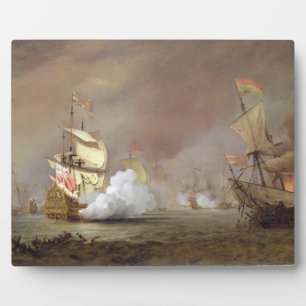 Seattle of the Anglo-Dutch Wars, c.1700 (Öl auf Fotoplatte
