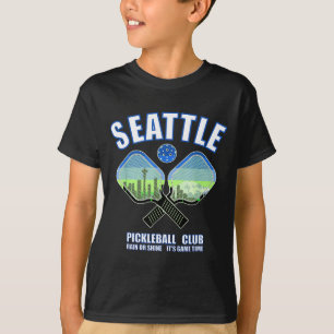Seattle Pickleball-Spieler Pazifischer Nordwesten T-Shirt
